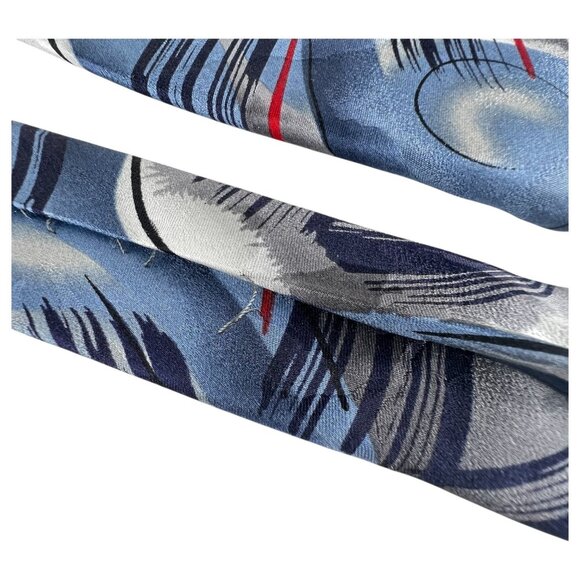 Jerry Garcia Limited Edition Silk Tie Duckworm Alarm Collection Forty Six Blue - Picture 5 of 9
